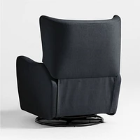 Aurora Midnight Blue Nursery Electronic Power Recliner with Nightlight