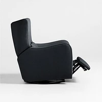 Aurora Midnight Blue Nursery Electronic Power Recliner with Nightlight