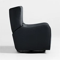 Aurora Midnight Blue Nursery Electronic Power Recliner with Nightlight