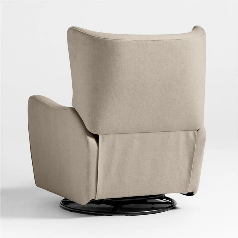 Aurora Sand Castle Nursery Electronic Power Recliner with Night Light