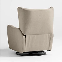 Aurora Sand Castle Nursery Electronic Power Recliner with Night Light