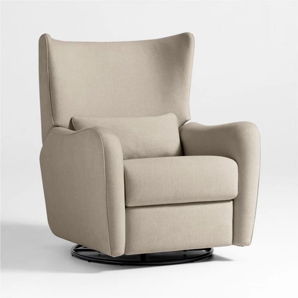 Aurora Sand Castle Nursery Electronic Power Recliner with Night Light