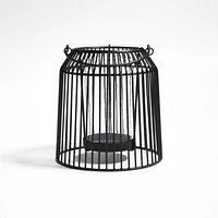Austell Small Black Metal Outdoor Lantern 8"
