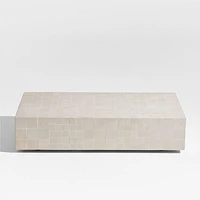 Avalon 51" Rectangular Tile Outdoor Coffee Table
