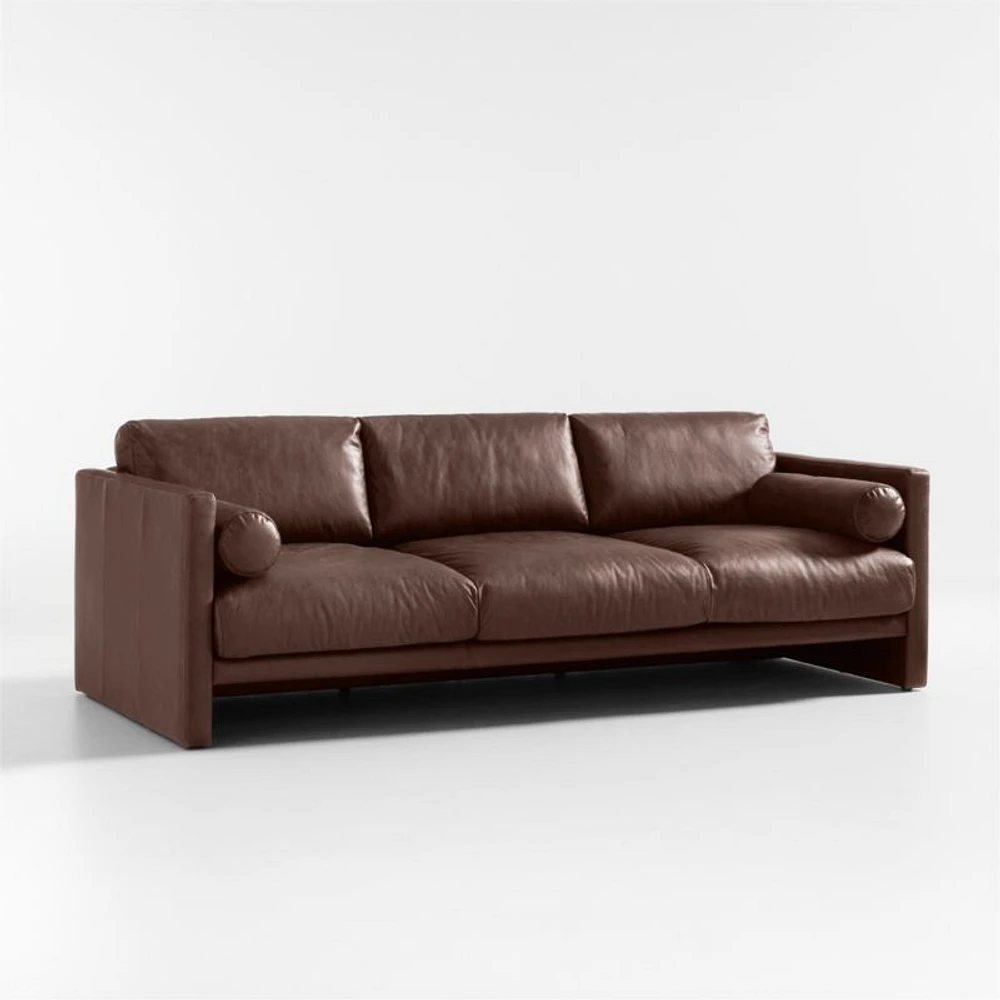 Aviator Leather Sofa 88