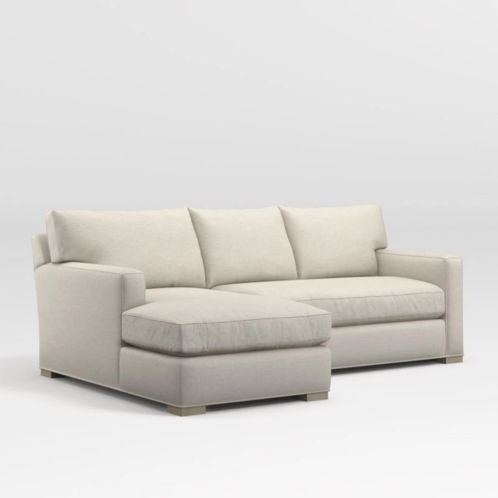 Axis Bench 2-Piece Left-Arm Chaise Sectional Sofa