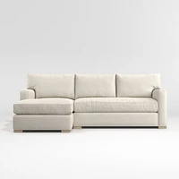 Axis Bench 2-Piece Left-Arm Chaise Sectional Sofa