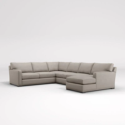 Axis 4-Piece L-Shaped Sectional Sofa with Chaise Lounge