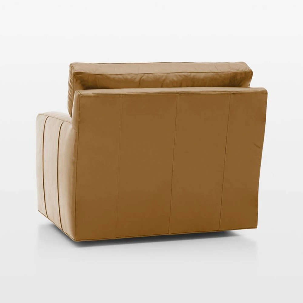 Axis 40" Leather Swivel Chair