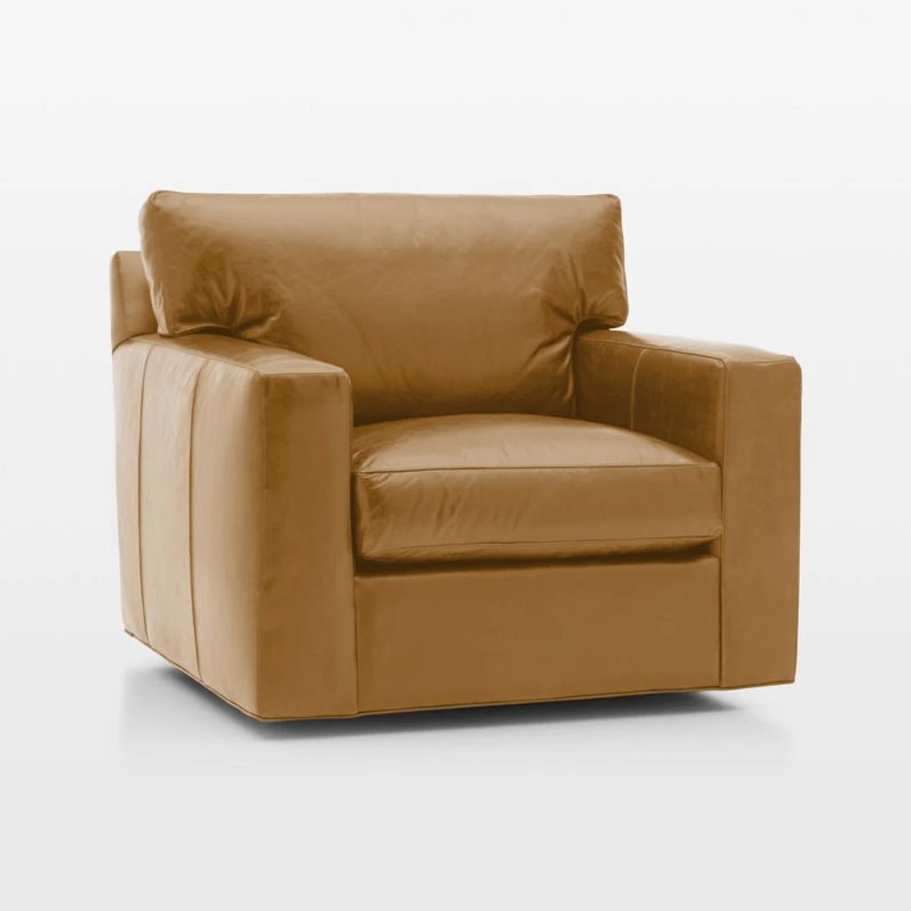 Axis 40" Leather Swivel Chair