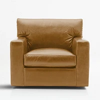 Axis 40" Leather Swivel Chair