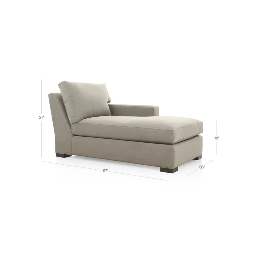 Axis Right-Arm Chaise Lounge