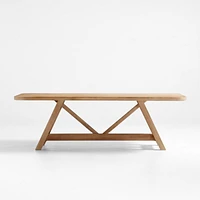 Aya 94" Natural Wood Dining Table by Leanne Ford