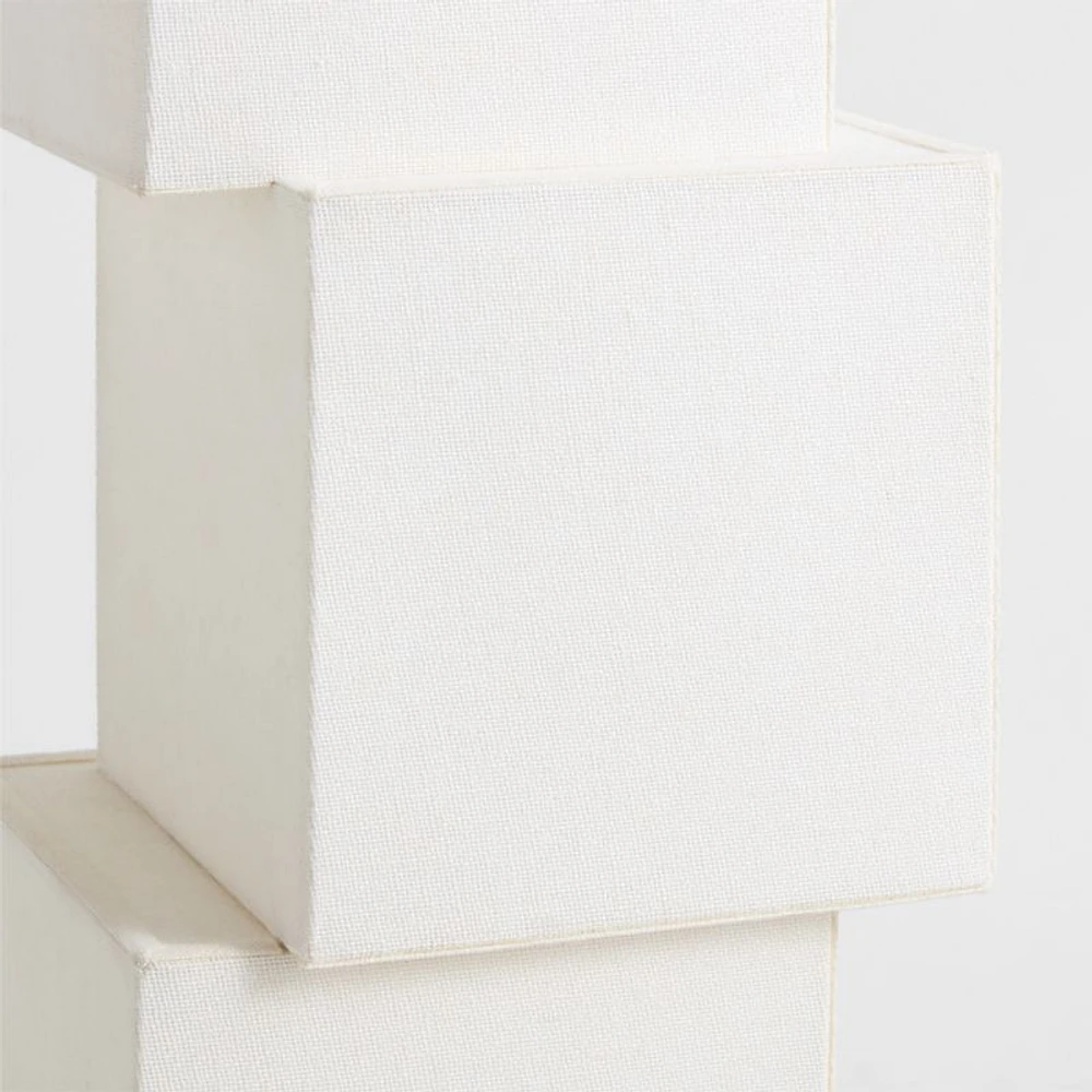Cubey Linen Table Lamp by Brigette Romanek