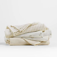 Baby's First Natural Mini Animal Organic Cotton Gauze Baby Swaddle Blankets, Set of 3