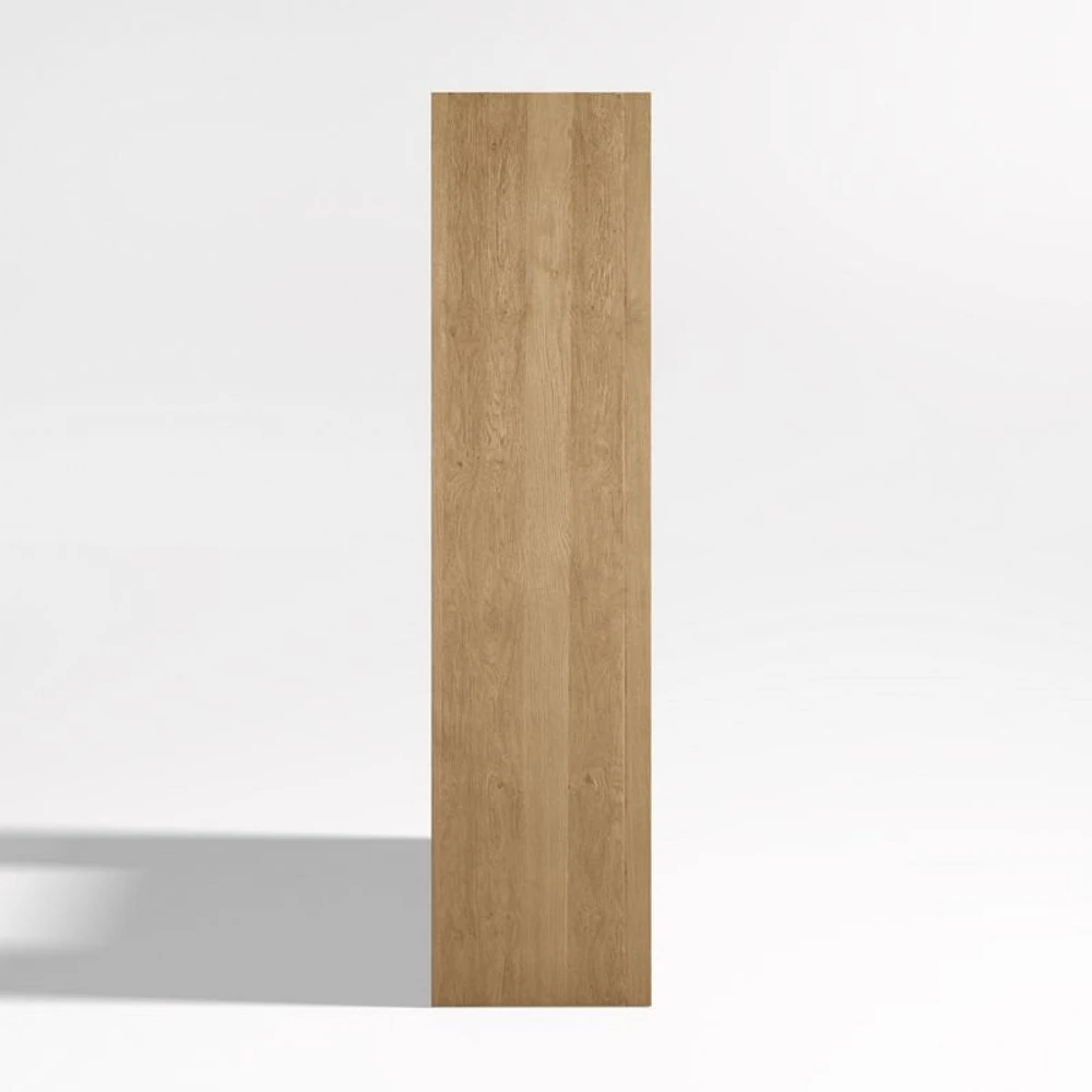 Baja Natural 72" Storage Media Console and 2 Storage Bookcases