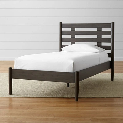 Barnes Smoke Brown Twin Bed