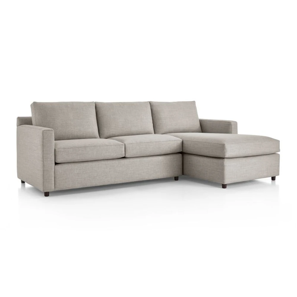 Barrett II 2-Piece Right-Arm Chaise Sectional Sofa