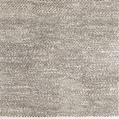 Basel Wool Hand-Knotted Brown Area Rug 6'x9'