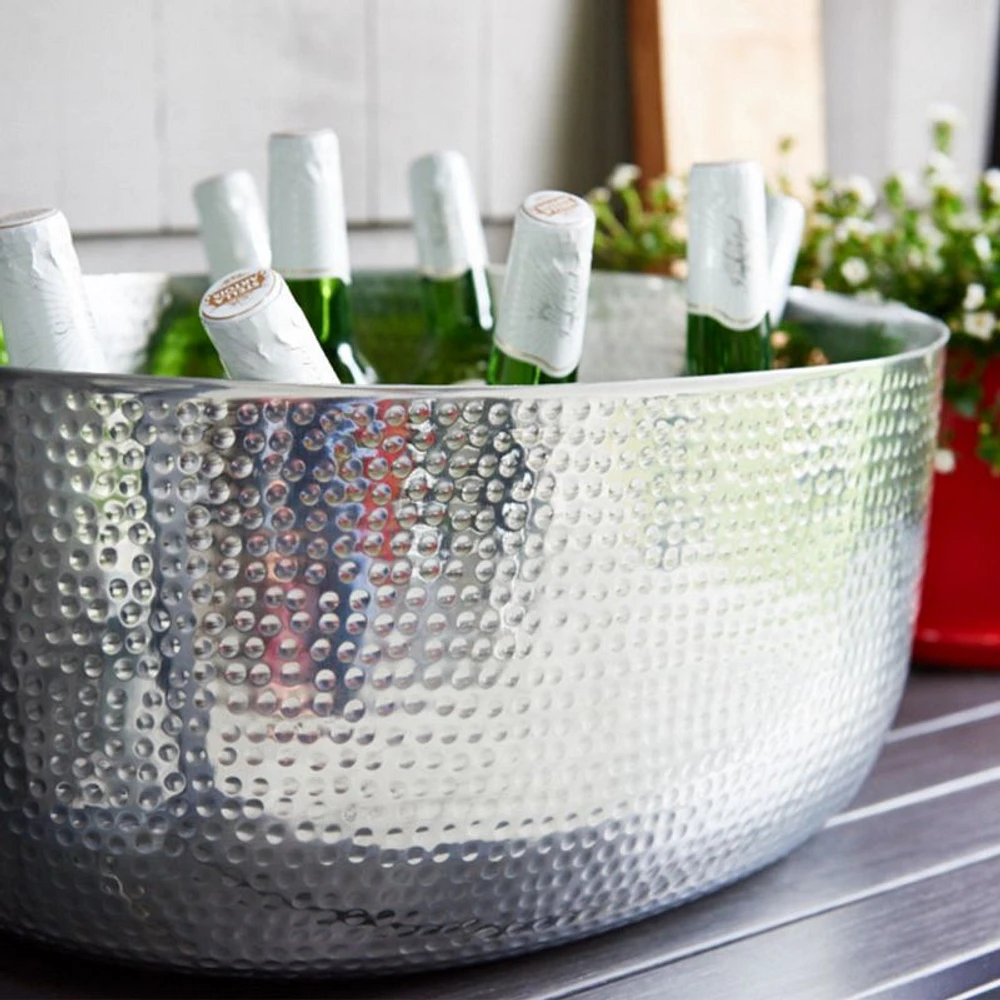 Bash Silver Beverage Tub
