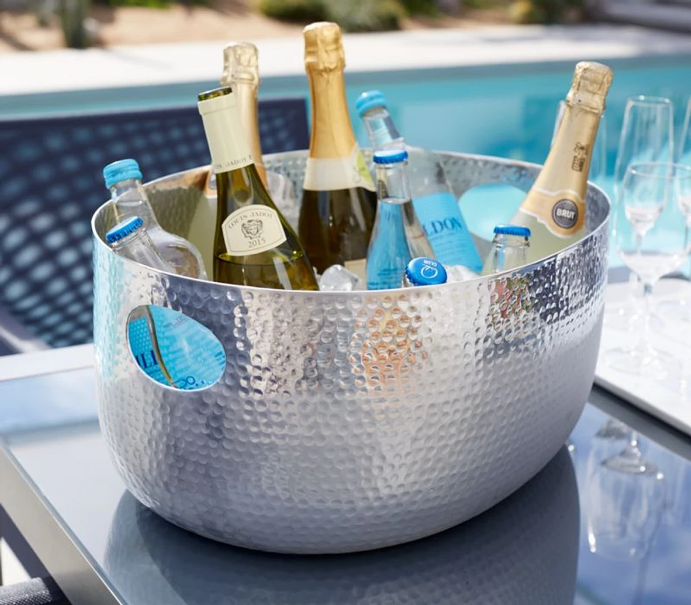 Bash Silver Beverage Tub