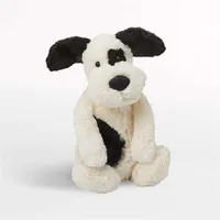 Jellycat ® Bashful Black and Cream Puppy Kids Stuffed Animal