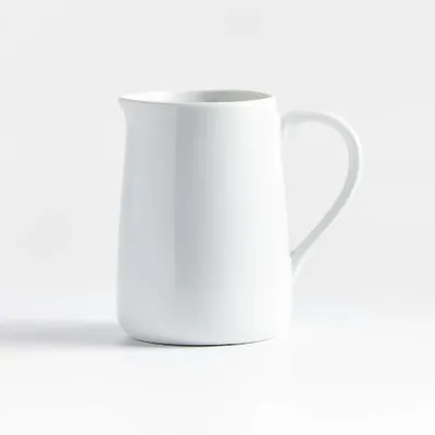 White Ceramic Creamer Jar