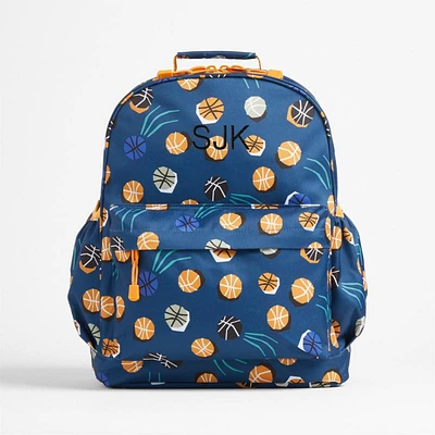 Basketball Large Kids Backpack with Side Pockets