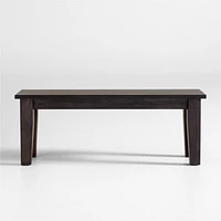 Basque 48" Charcoal Grey Wood Dining Bench