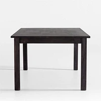 Basque 82"-118" Charcoal Grey Wood Extendable Rectangular Dining Table
