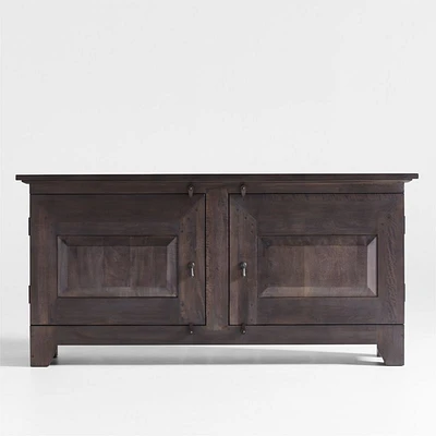 Basque 68" Charcoal Grey Wood Credenza