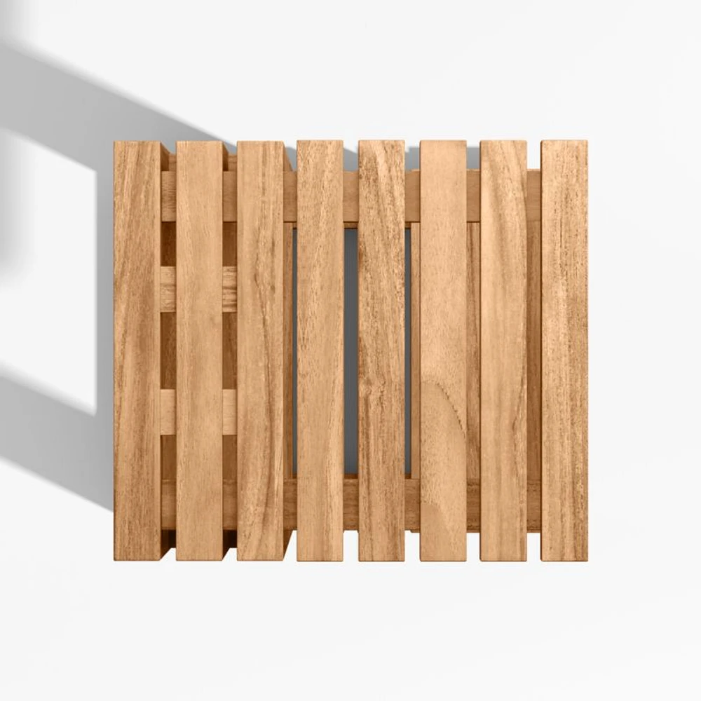 Batten Natural Teak Outdoor C Table