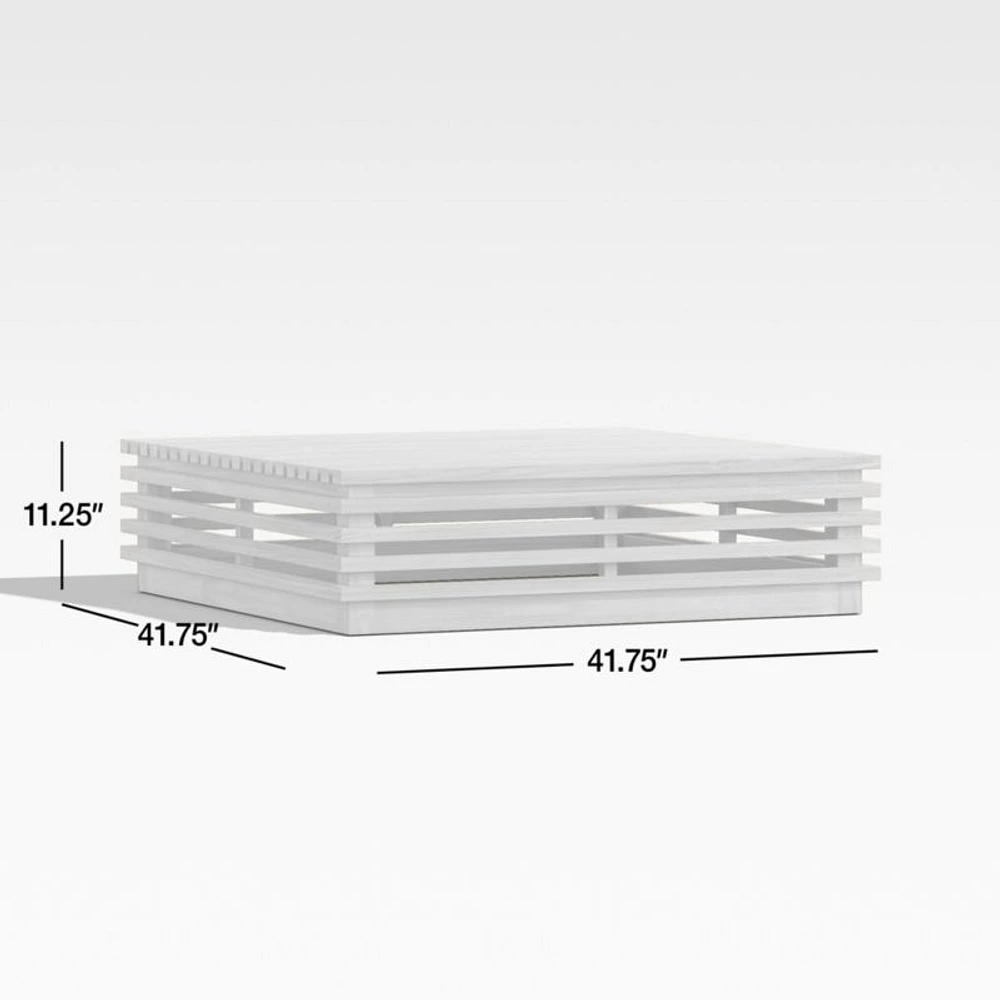 Batten Natural Teak Outdoor Coffee Table