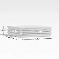 Batten Natural Teak Outdoor Coffee Table