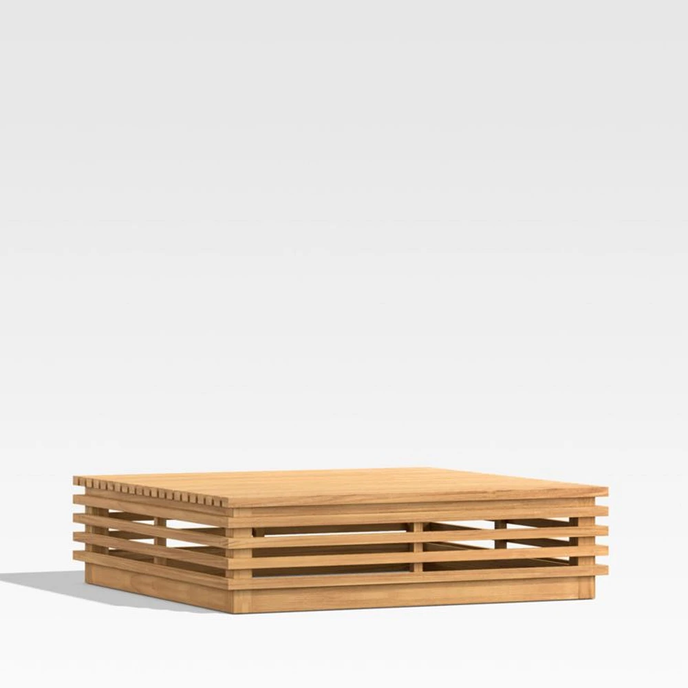 Batten Natural Teak Outdoor Coffee Table