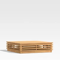 Batten Natural Teak Outdoor Coffee Table