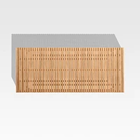 Batten 86"-110" Natural Teak Extendable Outdoor Dining Table