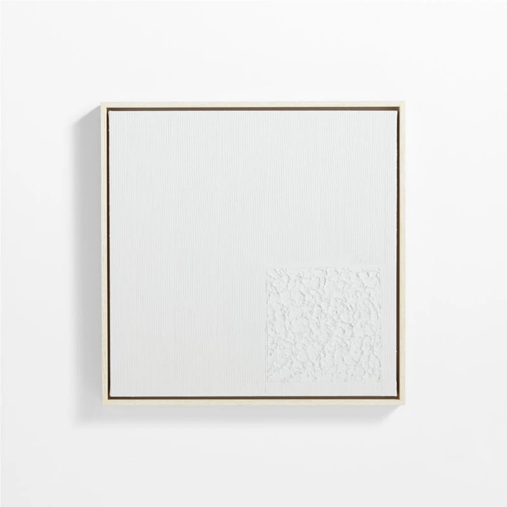 "Bayview" Framed Canvas Wall Art 21.5"x21.5" by Lana Barkhordarian Burstein for Athena Calderone