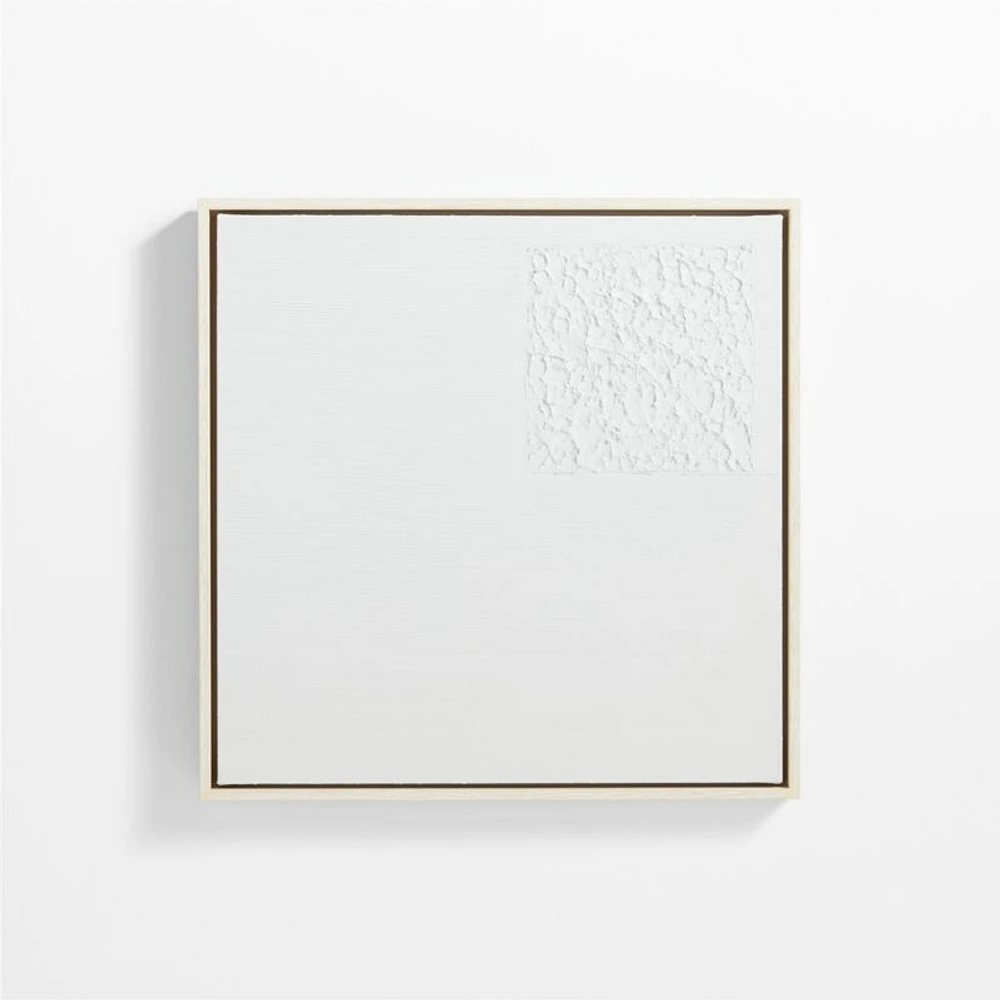 "Bayview" Framed Canvas Wall Art 21.5"x21.5" by Lana Barkhordarian Burstein for Athena Calderone