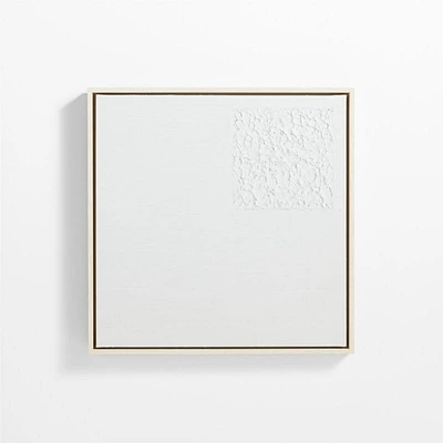"Bayview" Framed Canvas Wall Art 21.5"x21.5" by Lana Barkhordarian Burstein for Athena Calderone