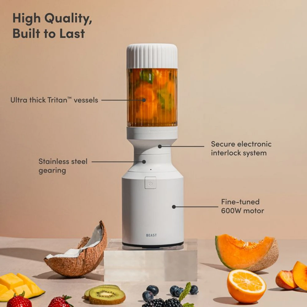 Beast ® Mini Blender in Cloud White