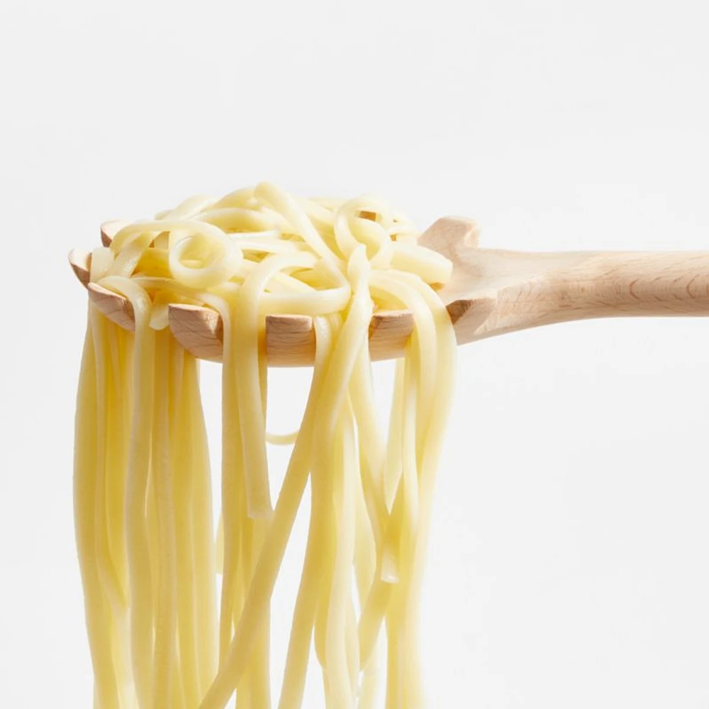 Crate & Barrel Beechwood Pasta Spoon