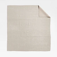 Belgian Flax Linen Natural Full/Queen Quilt