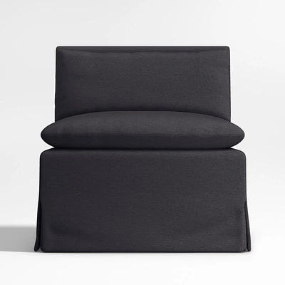 Belmar Midnight Grey Single Dining Banquette