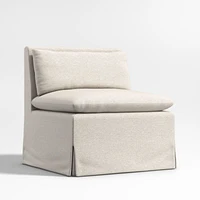 Belmar Single Slipcovered Dining Banquette with Performance Fabric