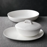 Bennett Oval Serving Bowl with Lid