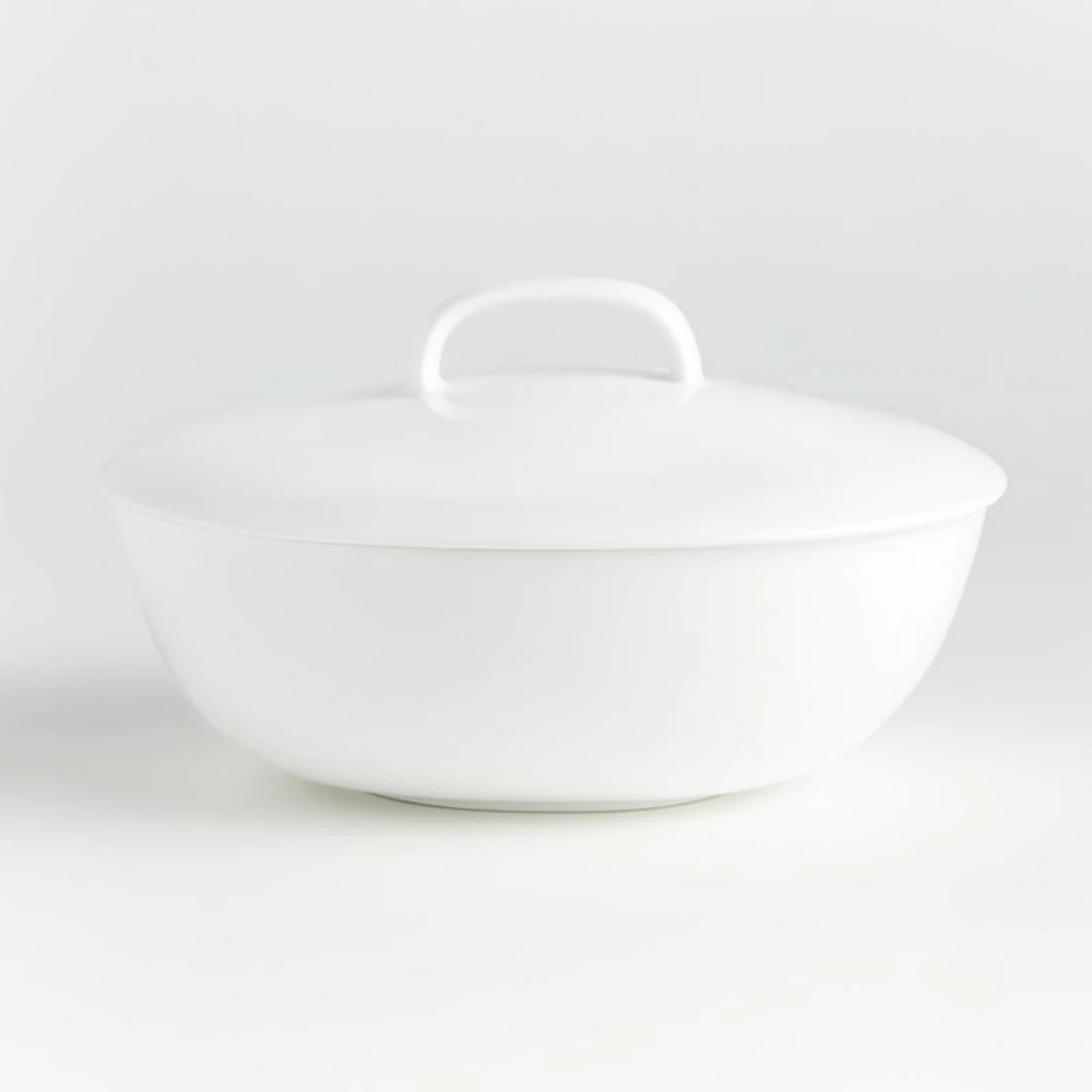 Bennett Oval Serving Bowl with Lid