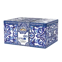 Bialetti Moka Dolce & Gabbana Blu Mediterraneo 3-Cup + 3 Espresso Cups & Stirrers Gift Set