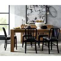 Delta Matte Black Dining Chair