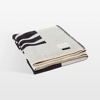 Blacksaw Dopamine 53"x70" Alpaca Charcoal Reversible Throw Blanket